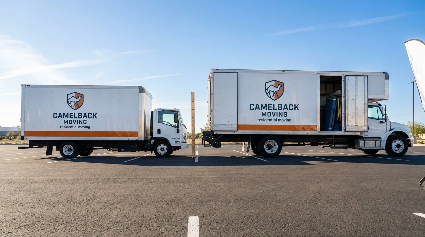 Moving truck size capacity guide in Clear Lake